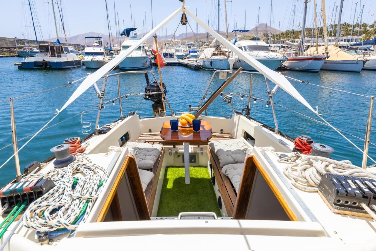 Seaside Chill-Out Stay On A Sail Yacht Puerto Calero Exterior photo