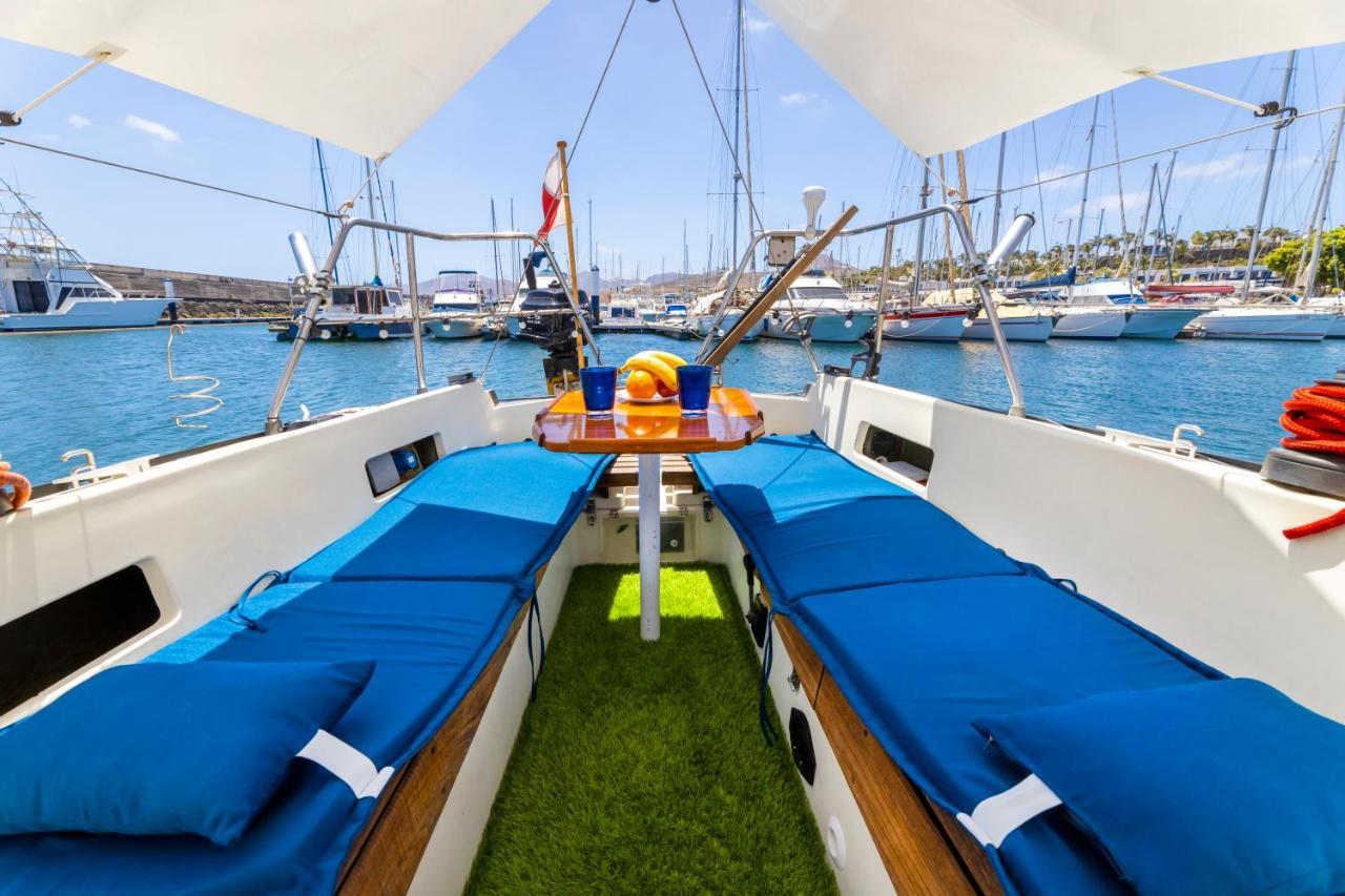 Seaside Chill-Out Stay On A Sail Yacht Puerto Calero Exterior photo