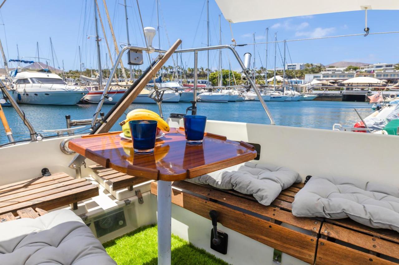Seaside Chill-Out Stay On A Sail Yacht Puerto Calero Exterior photo
