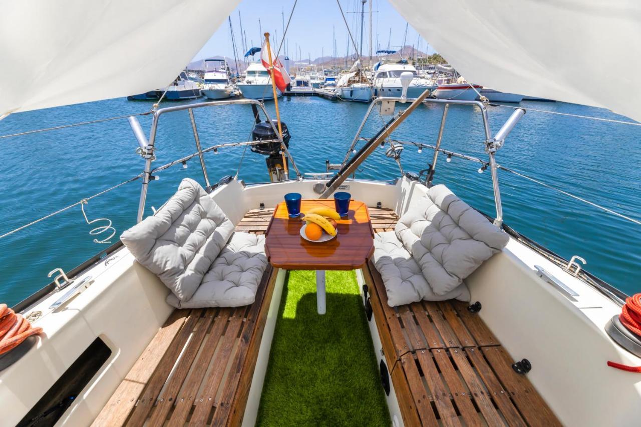 Seaside Chill-Out Stay On A Sail Yacht Puerto Calero Exterior photo
